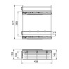 BOTELLERO LATERAL EXTRAIBLE SUPRAMAX 200mm SOFT CROMO