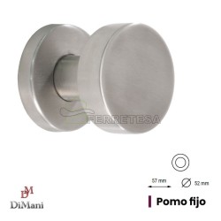 POMO FIJO 8211 CON ROSETA 5013 INOX 304