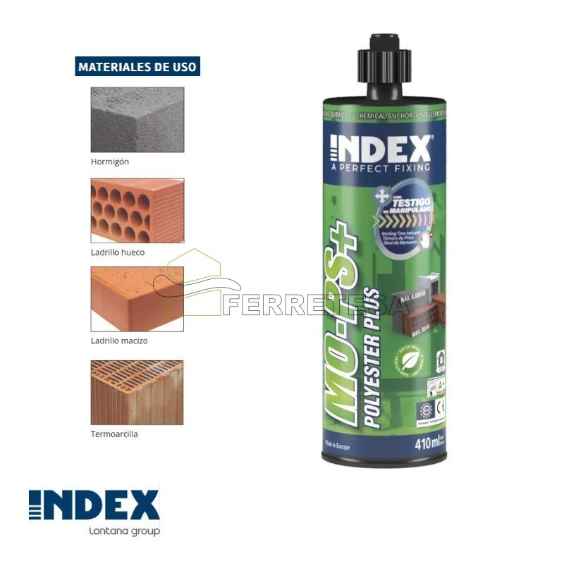 ANCLAJE QUIMICO POLYESTER MO-PS+ 410ML