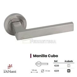 MANIVELA CUBO C/R 02 NIQUEL...
