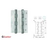 BISAGRA MUELLE 59 DA 180x40mm ACERO INOX JUSTOR