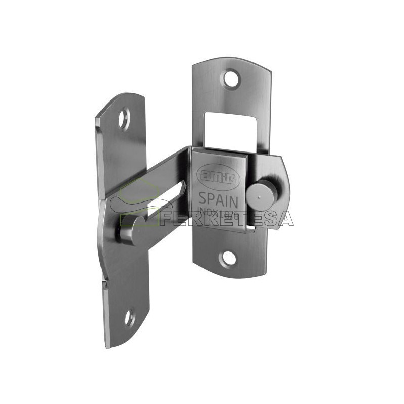 ALDABILLA ACODADA PUERTA CORREDERA INOX.