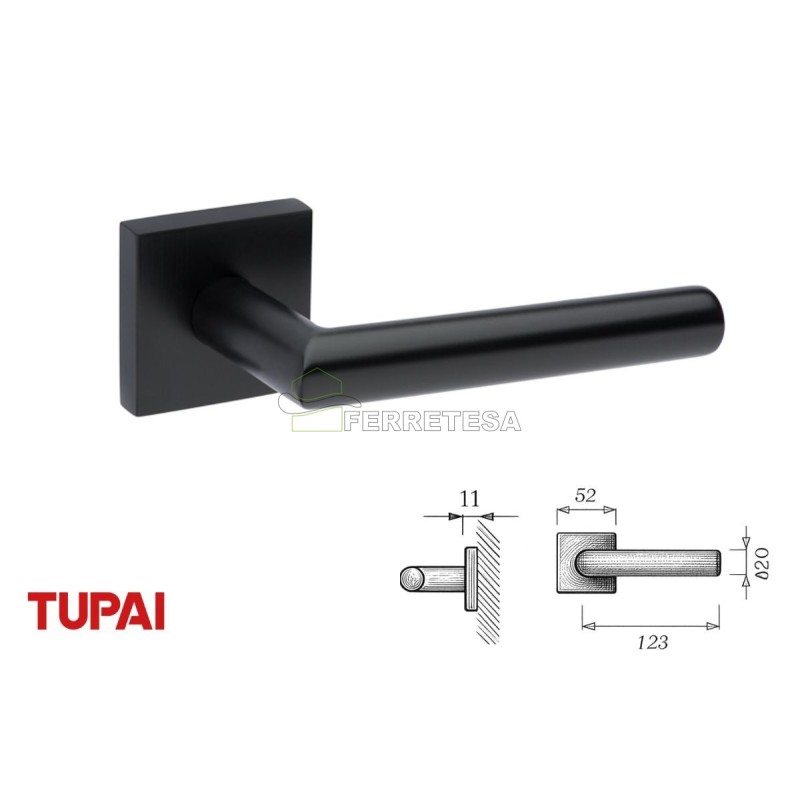 MANIVELA 2002Q-153 C/R CUAD NEGRO TUPAI