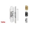 BISAGRA 3D OCULTA 140x30 BLANCO 1715 TUPAI