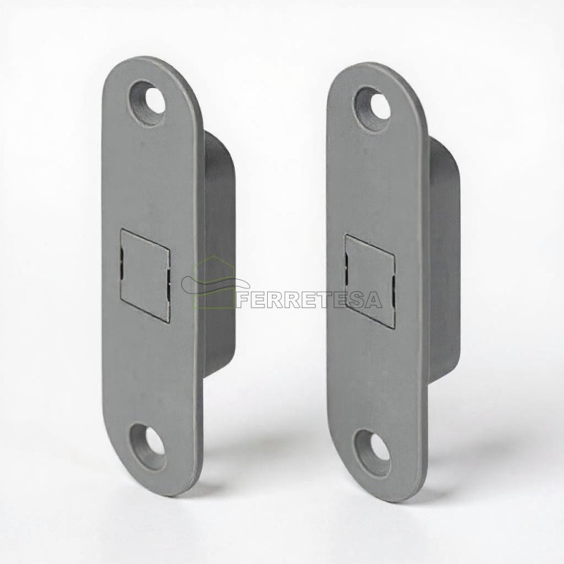 PAR CIERRES MAGNETICO EMBUTIR GRIS 7036
