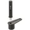 BISAGRA PIVOTANTE PLASTICO NEGRO