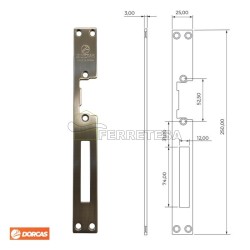 FRENTE G ACERO INOX
