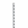 GUIA CARTELAS EMPOTRAR 2600mm ALUMINIO PLATA AP-DH2600