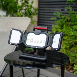 PROYECTOR RECARGABLE TRIPLE AJUSTABLE 30W 180º 4000 LUMENES