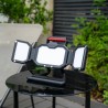 PROYECTOR RECARGABLE TRIPLE AJUSTABLE 30W 180º 4000 LUMENES