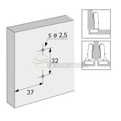 BASE REGULABLE 8099 CALCE 0 SENSYS (COSTADO 19)
