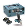 TALADRO ATORNILLADOR CON PERCUSION DHP487RAJ BL 18V 2x2,0Ah. LXT