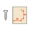 BASE PARA BISAGRA ENANA SALICE H00
