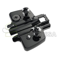 BASE 3,0 SENSYS TORNILLO EURO NEGRA TABLERO 16mm