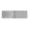 CAZOLETA I-4503 CUADRADA 155x45 INOX