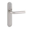 MANIVELA PLACA L CURVA OVAL INOX 5031