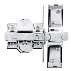 CERROJO 946-RP/80 UVE MIXTO NIQUEL EXT ORO ANTIBUMPING