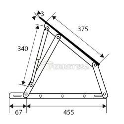 COMPAS PARA CAMA CANAPE 710x115 NE