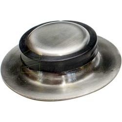 TOPE PUERTA 393 21x54mm ADH. INOX SAT.