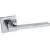 MANIVELAS SVC 650 CON ROSETA CUADRADA CROMO BRILLO