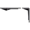 ESCUADRA ABATIBLE 280x130 30Kg PARA MESA HAFELE
