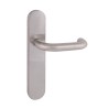 MANIVELA PLACA OVAL U INOX 5033