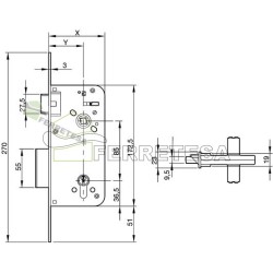 CERRAD. 700/80mm C/CDO HL