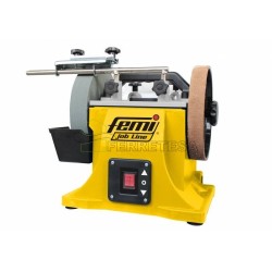 AFILADORA AL AGUA 150W MUELA Ø200 + DISCO DE CUERO PARA ASENTAR SH23-730