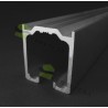 CARRIL U-150 ALUMINIO ANODIZADO 4Mts