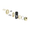 ESCUDO DE SEGURIDAD E-700 26 DORADO MATE
