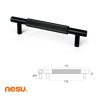TIRADOR NEGRO 128mm 850822 NESU