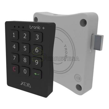 CERRADURA DE COMBINACION, ELECTRÓNICA POR TECLADO. TRONIC PLU